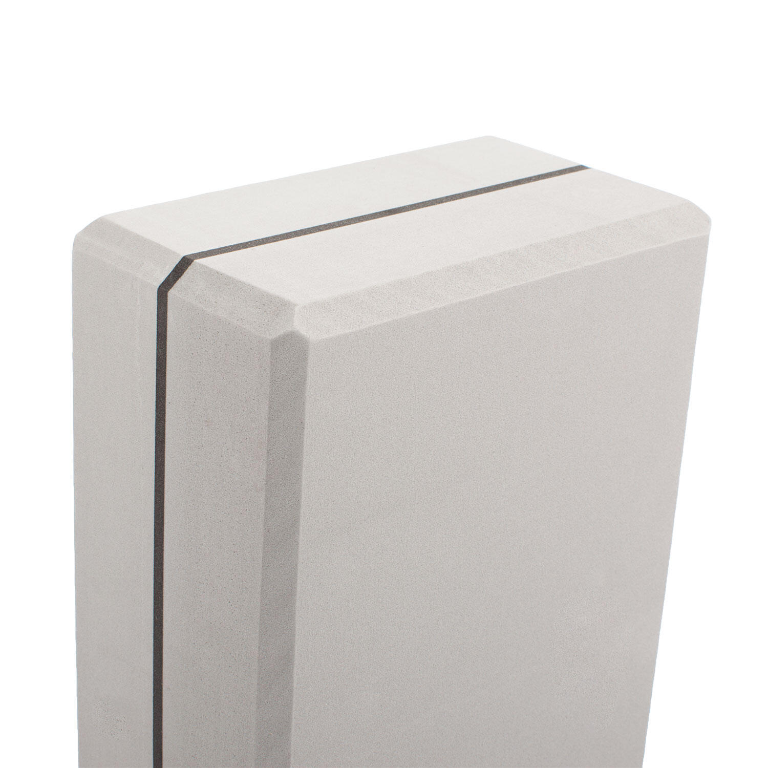 Yoga Asana Brick XXL hellgrau EVA Schaum 3/6