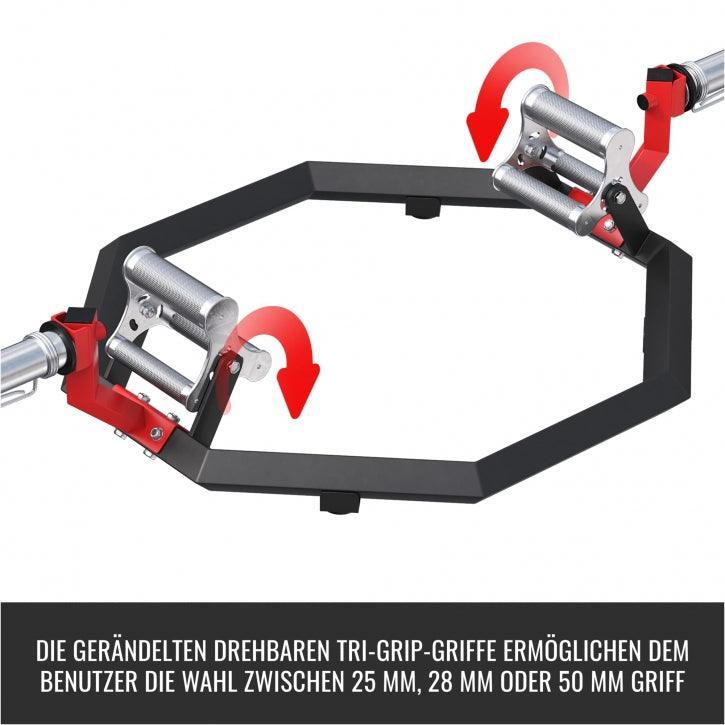 Trap Bar GORILLA SPORTS 20 kg acier Ø50 mm poignées multi-prise 3/11