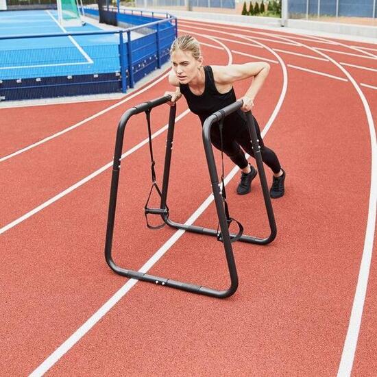 BARRES PARALLÈLES AVEC POIGNÉES À PRISES MULTIPLES | CROSS TRAINING