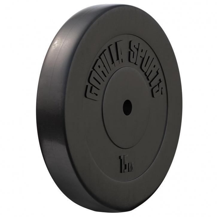 8 POIDS EN PLASTIQUE | DIAMETRE 31 MM | MUSCULATION | LOT DE 4x5 KG et 4x2,5 KG