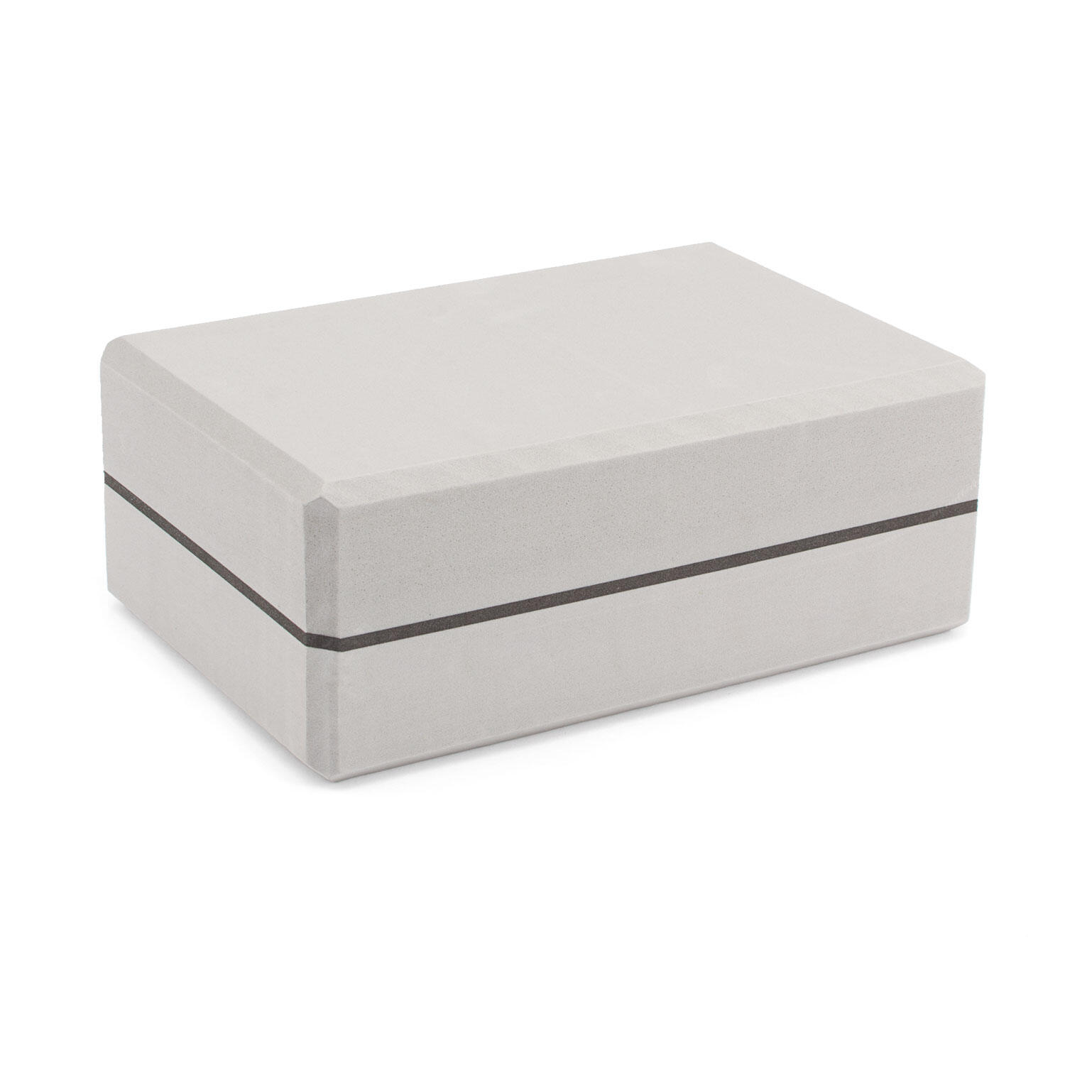 Yoga Asana Brick XXL hellgrau EVA Schaum 2/6