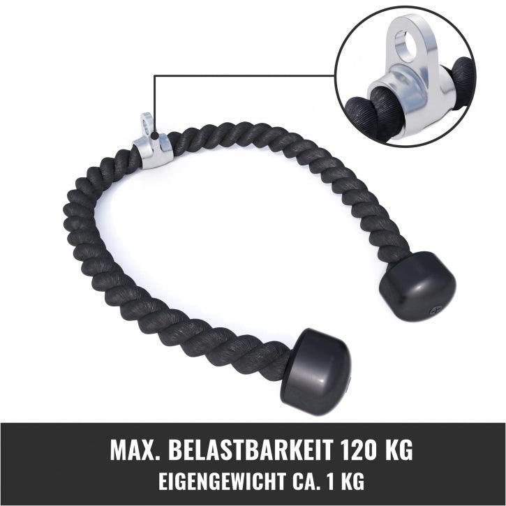 Uchwyt (68 - 100 cm) sznur do atlasu wyciągu triceps 3/6