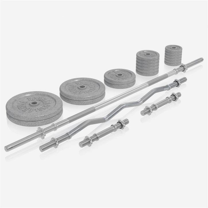 GORILLA SPORTS Hantelbank mit Hantelset 3/7