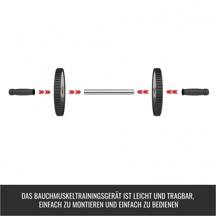 Ab Roller Schwarz 5/8