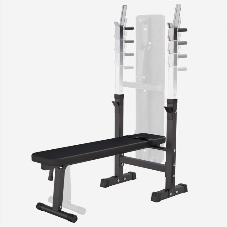 BANC DE MUSCULATION NOIR CLASSIQUE AVEC SET D'HALTERES COMPLET 97,5 KG | MUSCULA 7/7