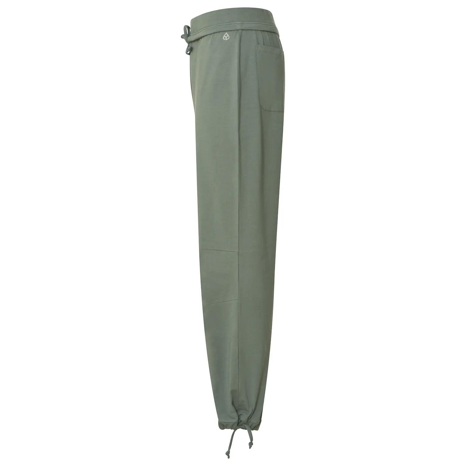 Herren Yogahose mit Tunnelzug, Bio-Baumwolle, Grau-Grün (Balsam Green) 4/5