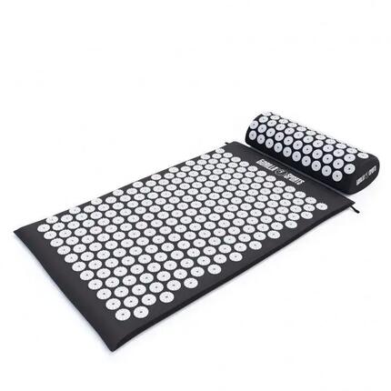 Tapis d'acupression GORILLA SPORTS bleu 68x42x2,5 cm avec coussin