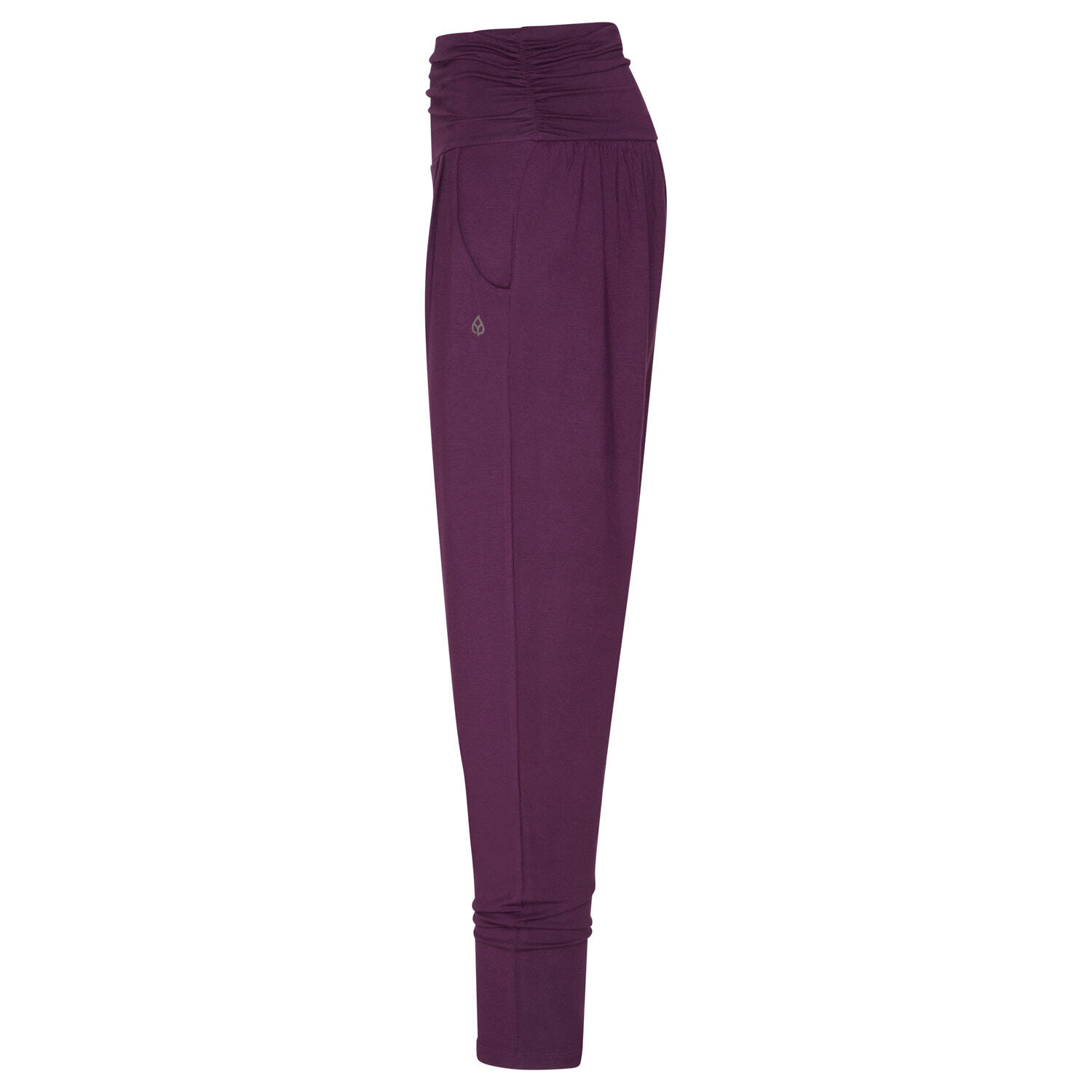 Loose Pants, bequeme Yogahose, Modal, deep purple (Blackberry Wine) 3/6