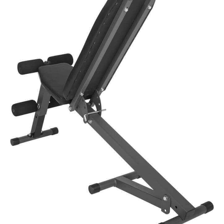 Banco Abdominales Musculación Gyronetics Gris/Negro 2/7