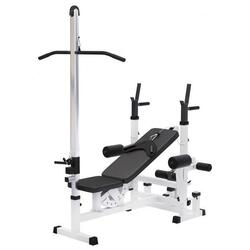 BANC MUSCULATION UNIVERSEL (BANC + OPTION POULIE) | MUSCULATION | NOIR OU BLANC