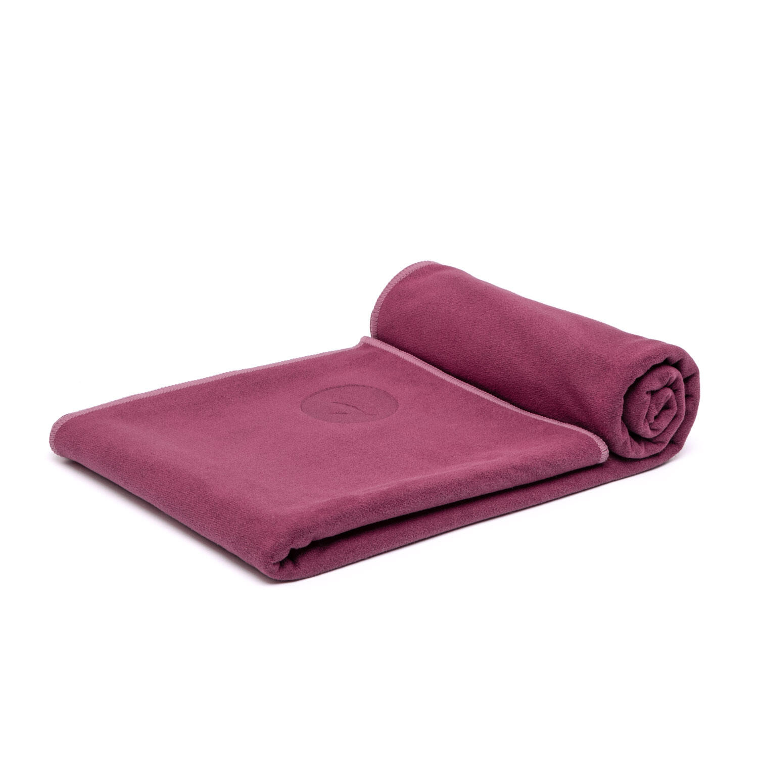 Serviette de yoga NO SWEAT Towel S, aubergine foncé 2/3