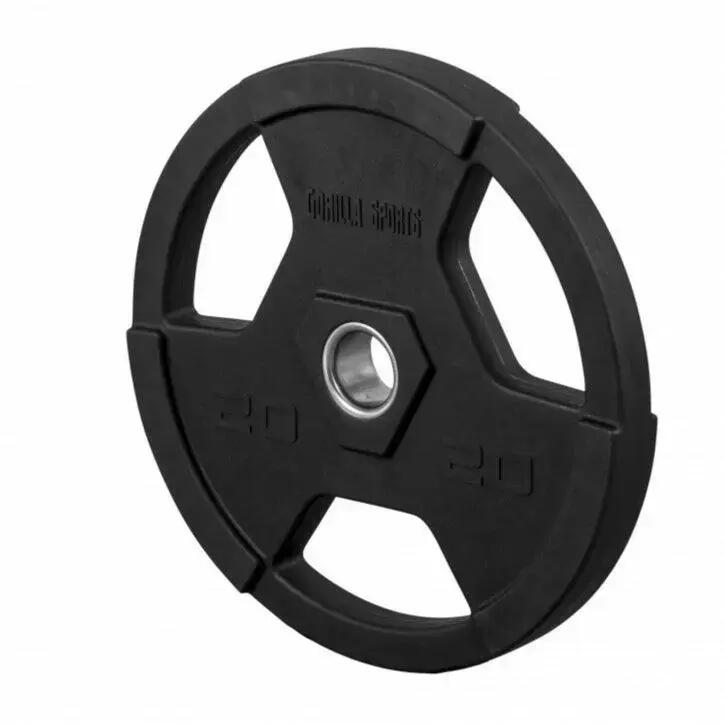 Disco Pesas Olímpico Pro Gorilla Sports 20 Kg Diámetro 51 mm 7/7