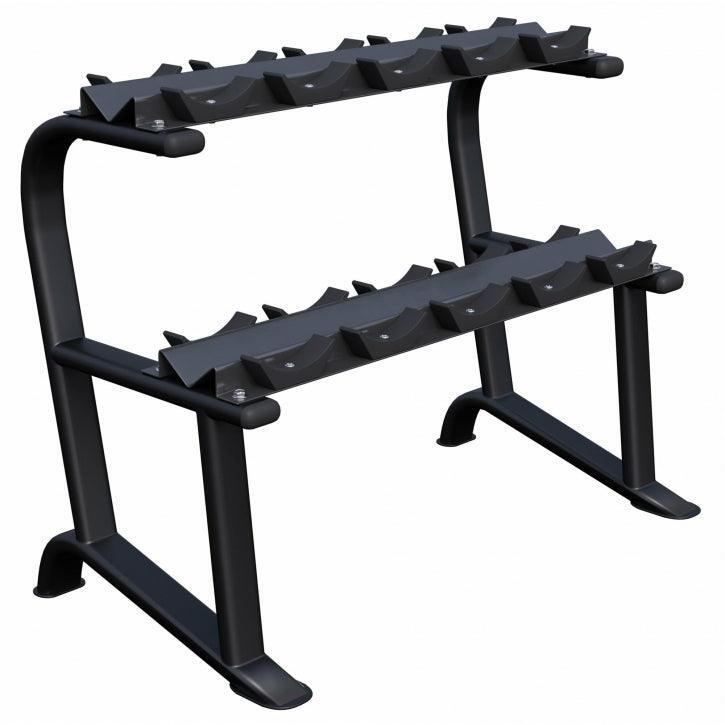 Suporte para halteres com 2 prateleiras