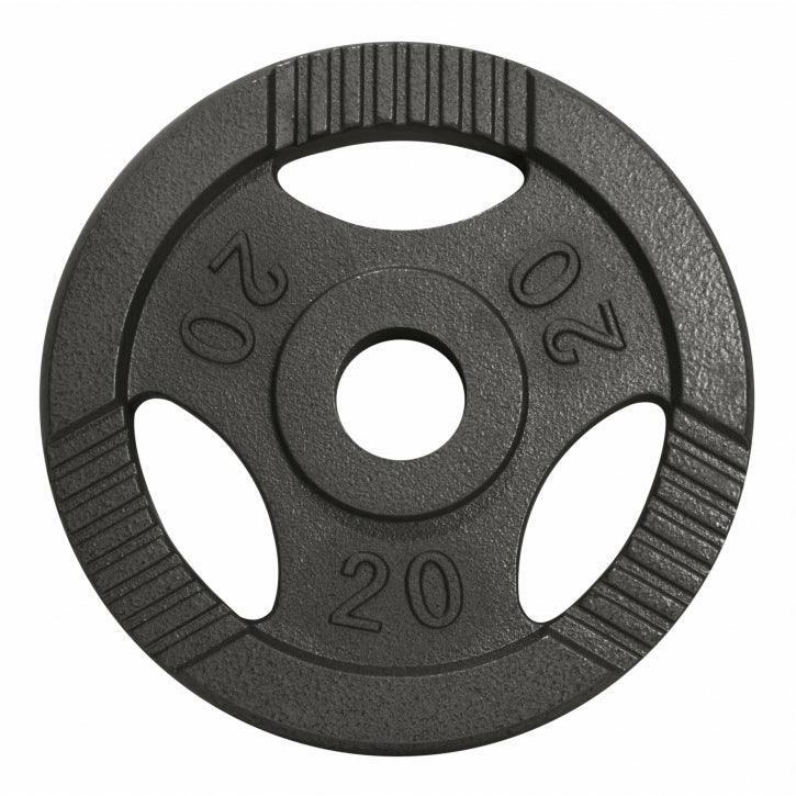 Gorilla Sports - 4 Poids En Fonte Grip | Diametre 31 Mm | Musculation | Lot De 2x5 Kg Et 2x10 Kg - Poids De Musculation - Gris - 20-30 Kg - Decathlon
