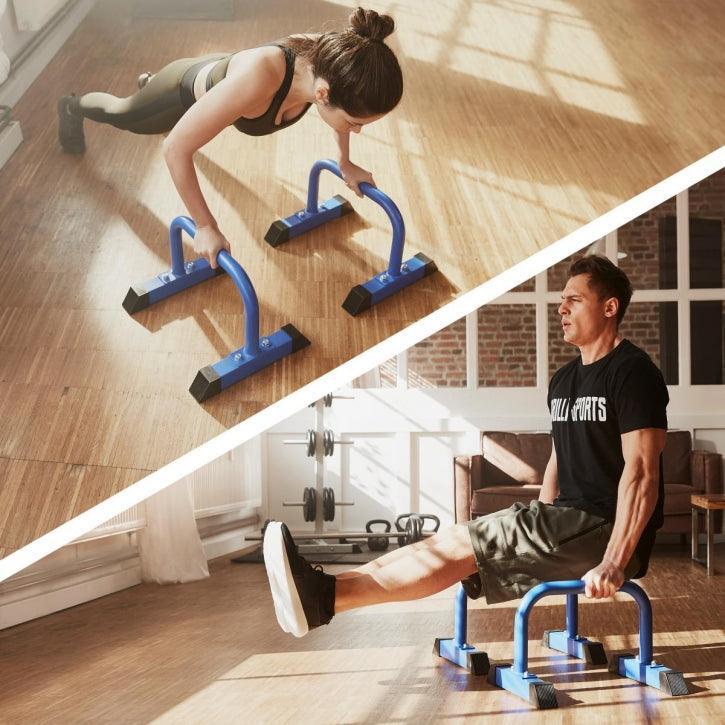 GORILLA SPORTS Push Up Stand Bar Low