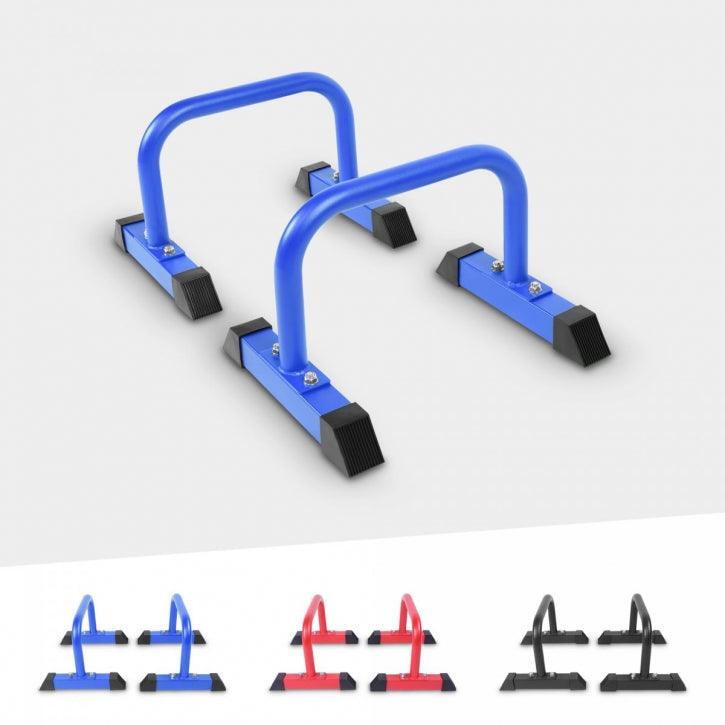 Gorilla Sports - Barres Parallèles | Barres A Dips Et Cross Training| 30cm | Coloris Au Choix - Poignées Pour Pompe - Bleu - Taille Unique - Decathlon