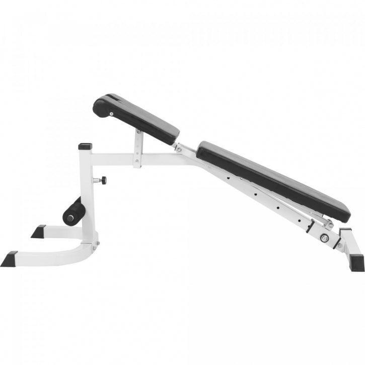Gorilla Sports Fitnessbank - Wit - Curlrack - Verstelbaar - Belastbaar tot 250 5/7