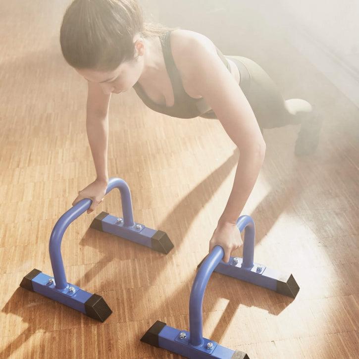 GORILLA SPORTS Push Up Stand Bar Low