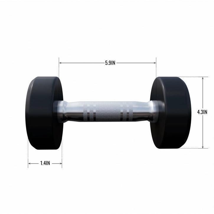 Hantla do treningu  Gorilla Sports stała 2,5 - 40 kg