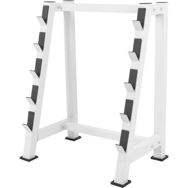 Suporte para halteres branco