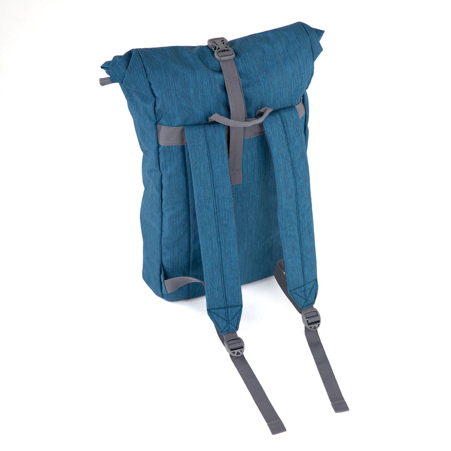Urban Yogi Rolltop Rucksack, dunkelblau meliert 3/7