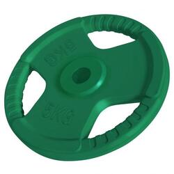 DISQUE DE MUSCULATION CAOUTCHOUC GRIP | DIAM 31MM | AU CHOIX DE 1,25KG À 25KG