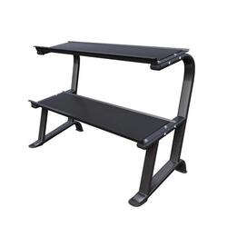 RACK DE RANGEMENT POUR HALTERES HEXAGONAUX | MUSCULATION | NOIR