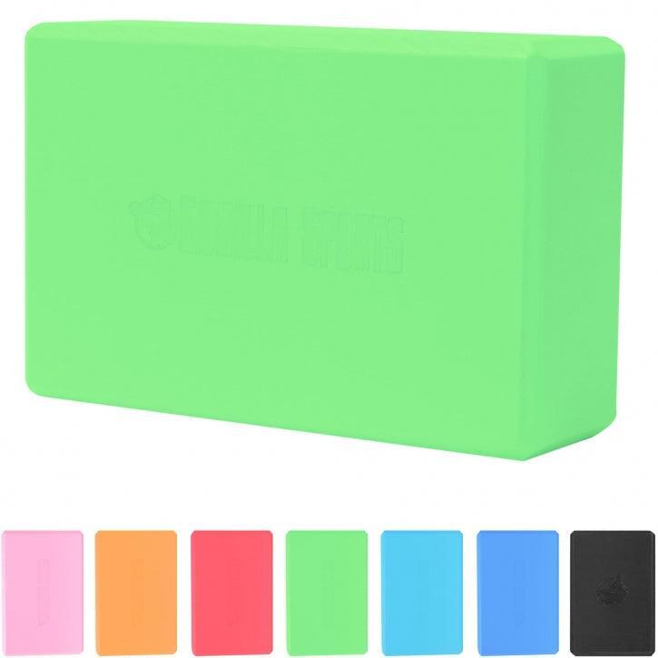 BLOC YOGA COMPACTE 23,5CM X 15CM X 8CM | PILATES ET FITNESS | COLORIS AU CHOIX