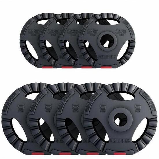 Obciążenie bitumiczne (1,25 - 15 kg) 51 mm talerz olimpijski Gorilla Sports