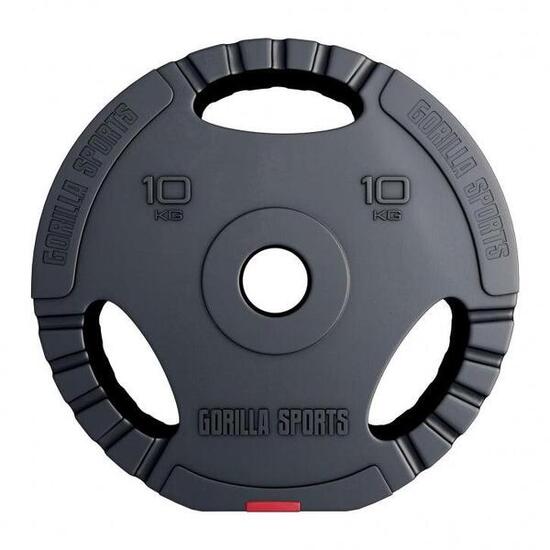 Gewichtsschijf - Olympisch - Halterschijf - 5 kg - Kunststof Gripper - 50 mm