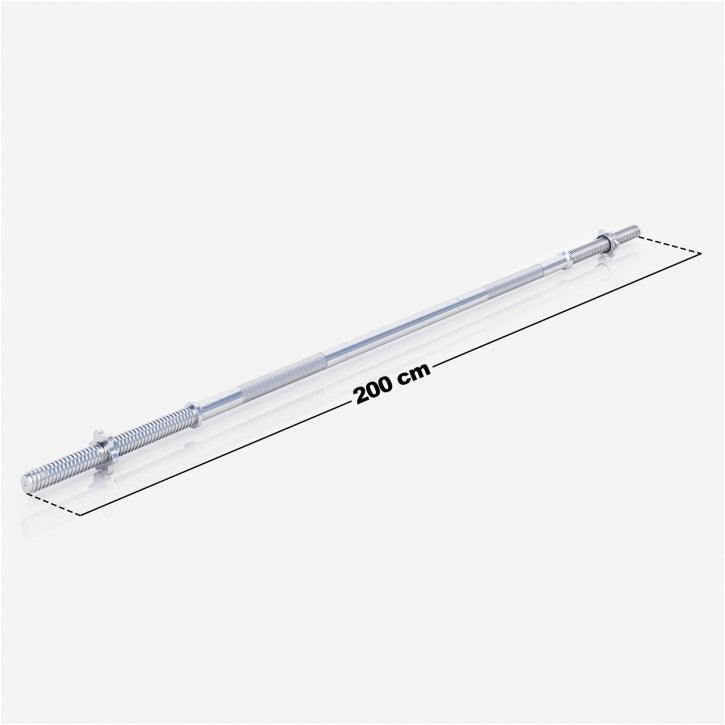 Halterstang 200 cm - Lange Halter - Barbell - 30 mm 6/7