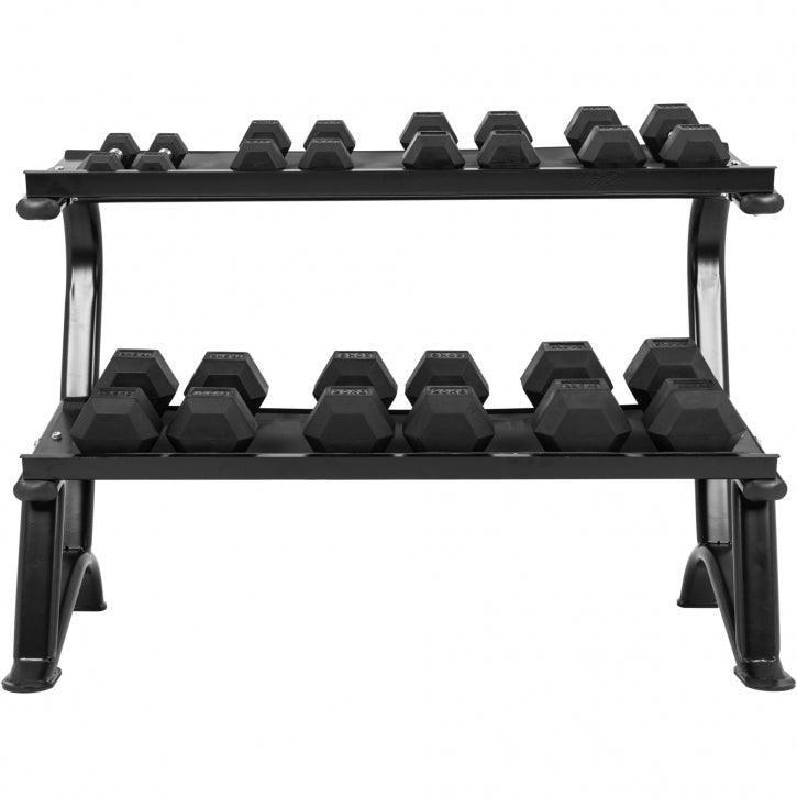 RACK DE RANGEMENT POUR HALTERES HEXAGONAUX | MUSCULATION | NOIR 7/7