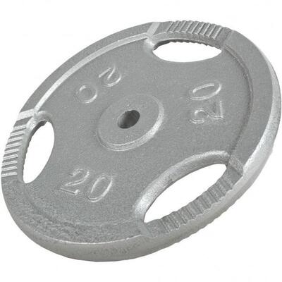 Obciążenie (1,25 - 20 kg) 31 mm talerz żeliwny z uchwytami Gorilla Sports