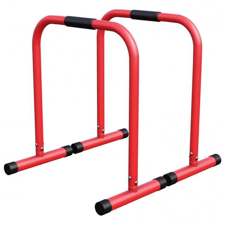 Gorilla Sports - Barres Parallèles | Barres A Dips Et Cross Training| 73cm | Coloris Au Choix - Barre À Dips - Bleu|rouge - Taille Unique - Decathlon