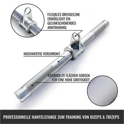Fitness stang - triceps / biceps bar - 50 cm