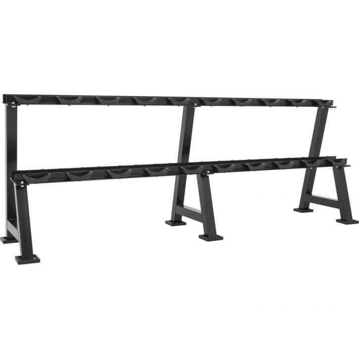Gorilla Sports - Rack De Rangement Extra Large Pour Halteres Monobloc | Musculation - Rack De Rangement - Noir - Taille Unique - Decathlon