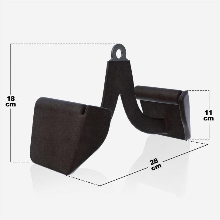 Gorilla Sports Roeigreep - Zwart - Rubber Coating - Handgreep - Anti-slip 4/7