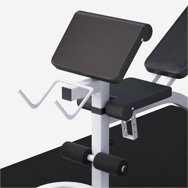 Fitnessbank - halterbank + Halterstangen met gewichten 100 kg 2/7