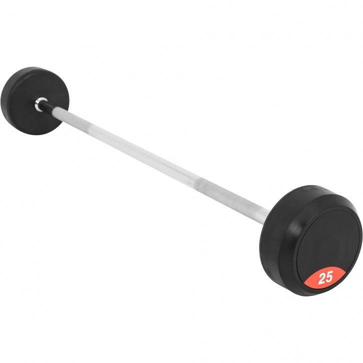 Bara cu greutati fixe cauciucate de la 10 la 50 KG