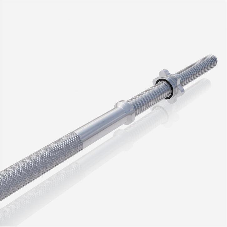 Langhantelstange Chrom 150 cm mit Sternverschluss 3/7