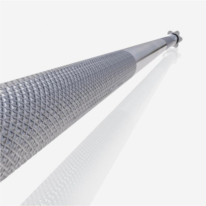 Bară cromată de 150 cm cu blocare stea 30/31 mm