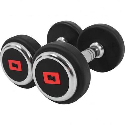 Dumbbell set 10 kg - professionele halters - 2 x 5 kg
