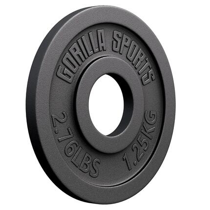 Disque fonte GORILLA SPORTS Olympia noir 25 kg