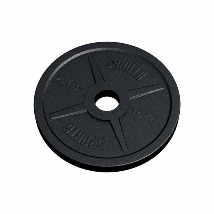 Gorilla Sports - Disques Olympiques En Fonte 51 Mm | Poids Compatibles Avec Barre Olympique 50 Mm - Disque Bumper Haltérophilie - 1,25 Kg - Decathlon