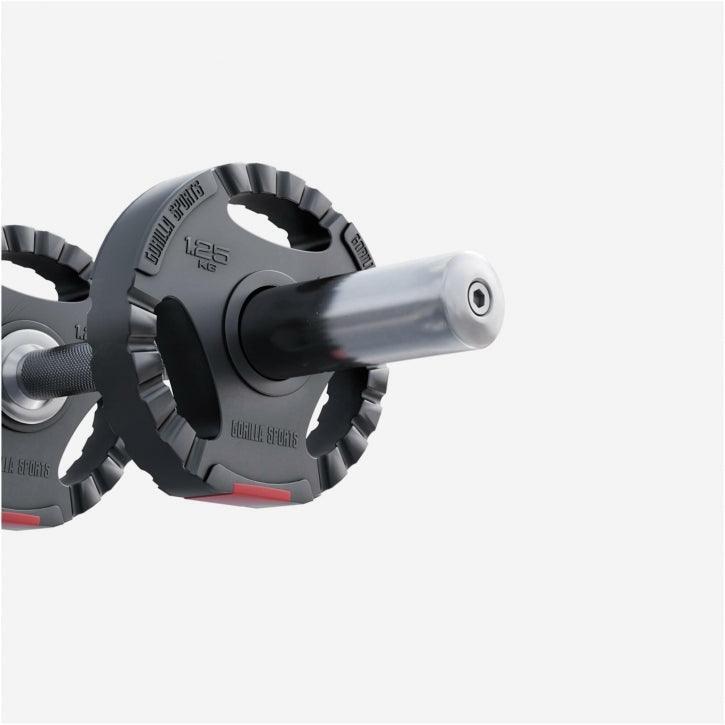 Hantelscheibe Olympia 50/51mm Kunststoff Gripper 3/6
