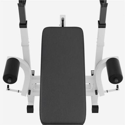 BANC DE MUSCULATION UNIVERSEL GS005 + SET D'HALTERES CHROMES DE 108 KG