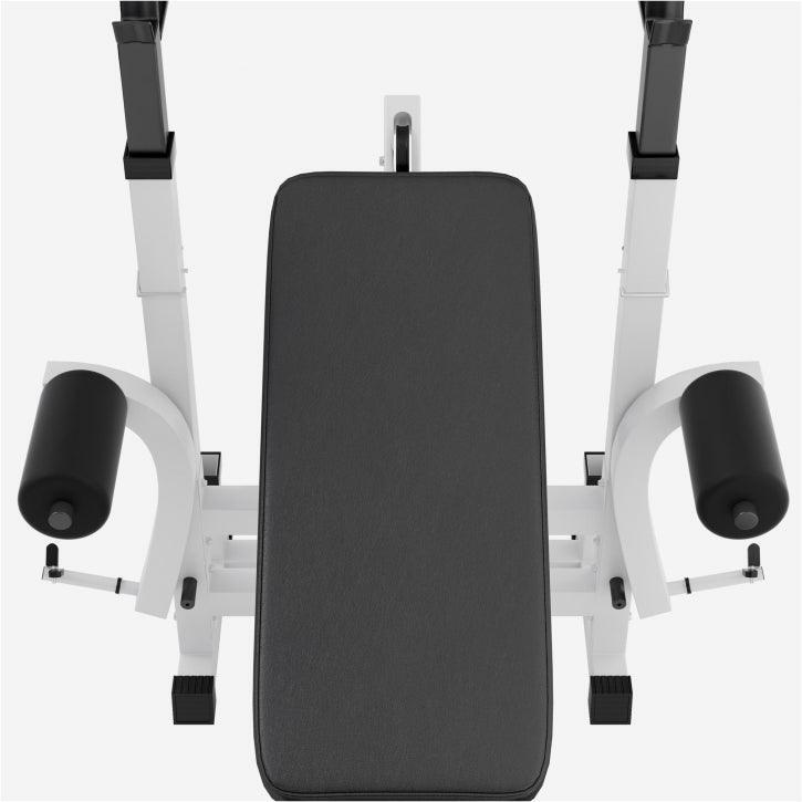 Gorilla Sports - Banc De Musculation Universel Gs005 + Set D'Halteres Chromes De 108 Kg - Banc De Musculation - Blanc|noir - Taille Unique - Decathlon