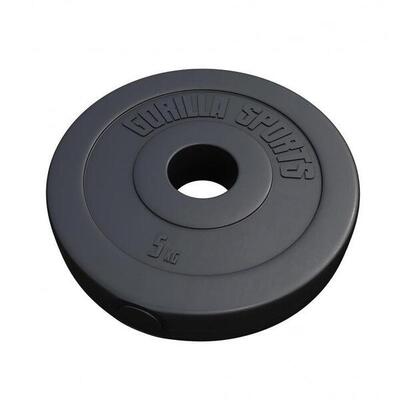 Obciążenie bitumiczne (1,25- 15 kg) 50/51 mm - talerz winylowy Gorilla Sports