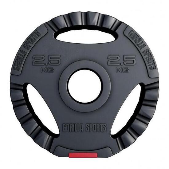 Obciążenie bitumiczne (1,25 - 15 kg) 51 mm talerz olimpijski Gorilla Sports