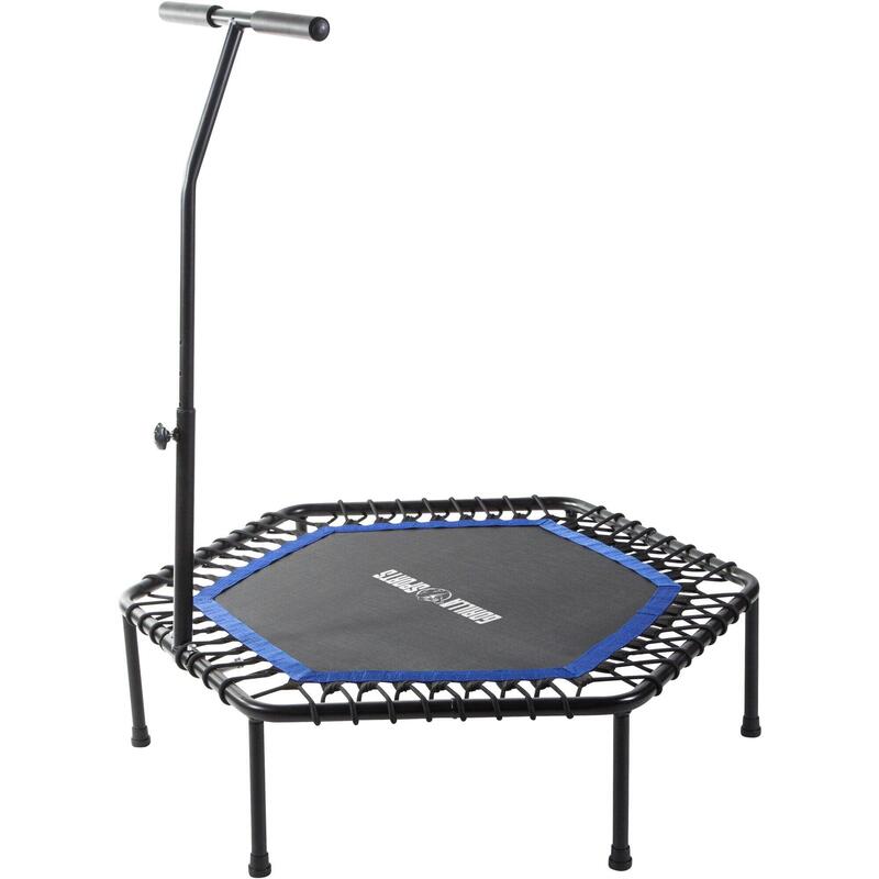 Trambulina fitness negru/albastru